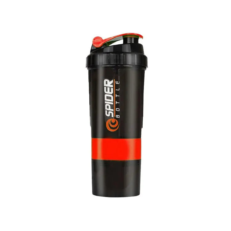 3 Layers Shaker Protein Bottle Powder Shake Cup Large Capacity Water Bottle Mixing Cup Body Building Exercise Mixing Bottle