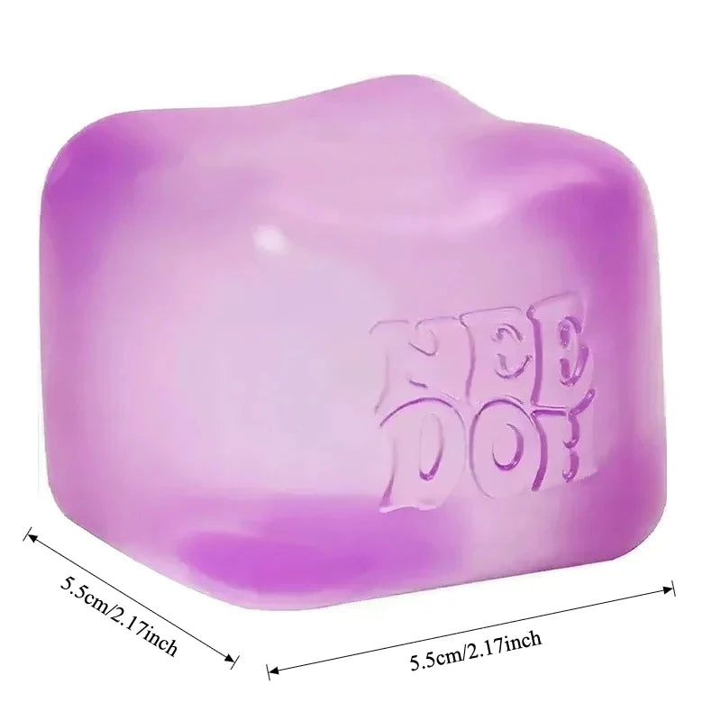 2026 Hot Schylling Needoh Nice Cube Stress Relief Sensory Toy for ADHD Focus and Anxiety Unisex Fidget Tool Soft Squishy Desk