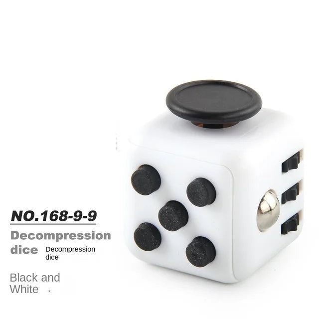 Fidget Stress Relief Dice Colorful Anti-Stress Fingertip Toys for Autism & Anxiety Relief