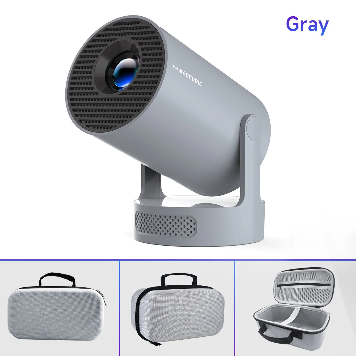 Magcubic HY300 Pro+ Android14 Projector 8000 Lumens 720P Outdoor Portable Movie Home with 5W Speaker WiFi6 BT5.4 Upgrated HY300
