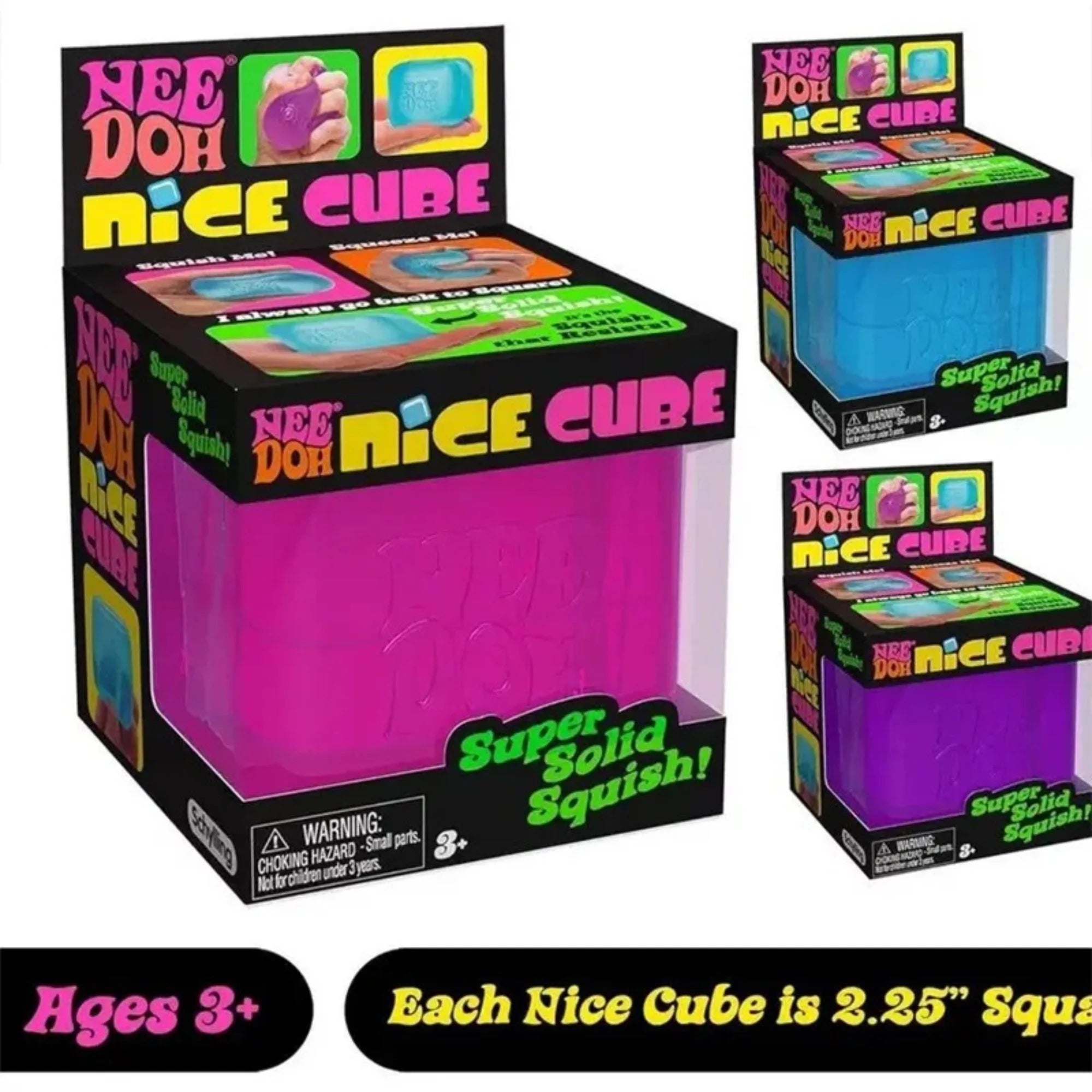 2026 Hot Schylling Needoh Nice Cube Stress Relief Sensory Toy for ADHD Focus and Anxiety Unisex Fidget Tool Soft Squishy Desk