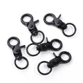 5Pcs/Lot Colorful Swivel Lobster Clasp Hooks Keychain Split Key Ring Connector for Bag Key Chain DIY Jewelry Making Supplies