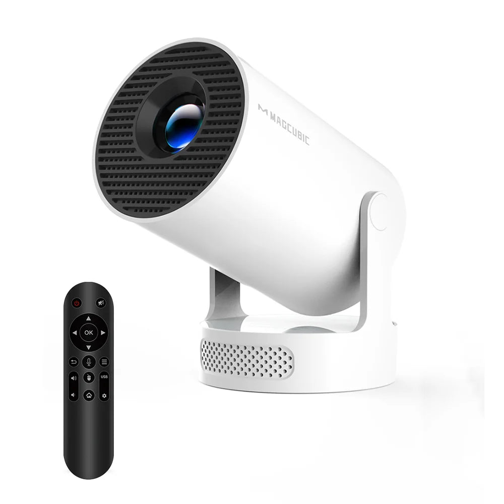 Magcubic HY300 Pro+ Android14 Projector 8000 Lumens 720P Outdoor Portable Movie Home with 5W Speaker WiFi6 BT5.4 Upgrated HY300