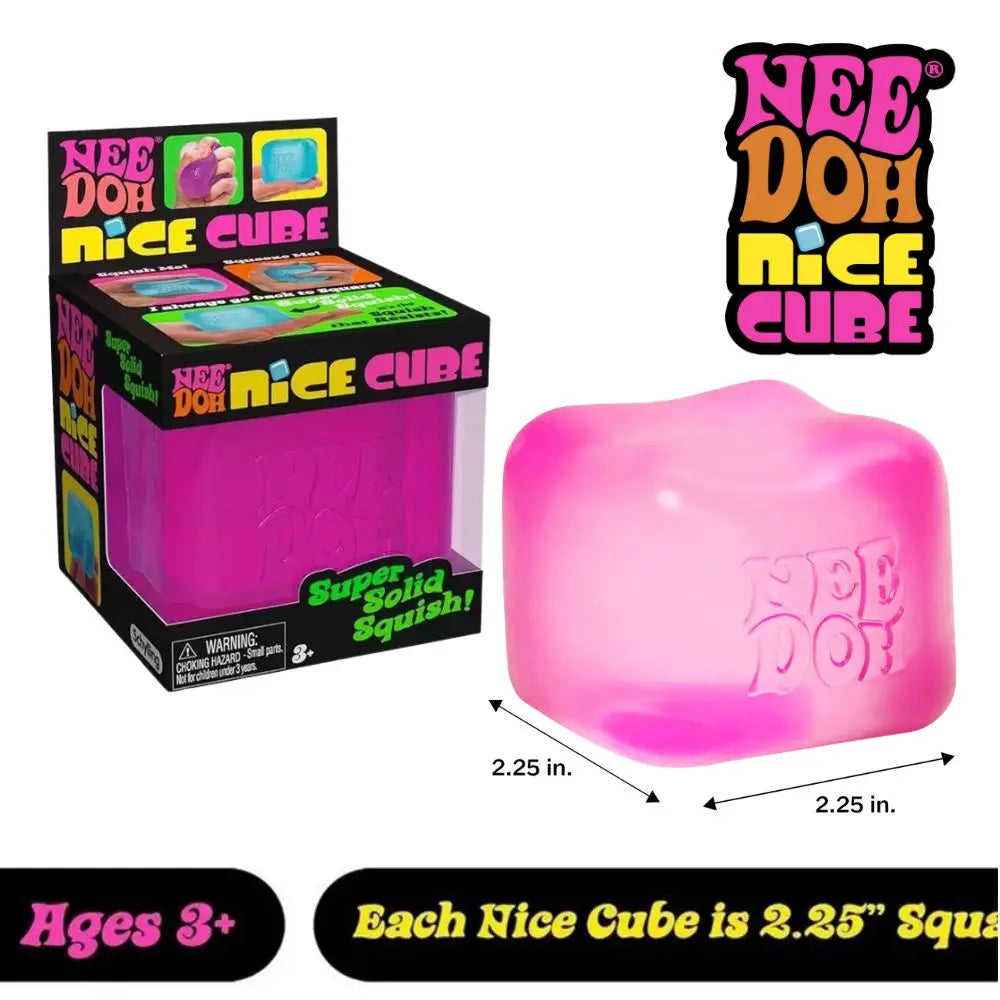 2026 Hot Schylling Needoh Nice Cube Stress Relief Sensory Toy for ADHD Focus and Anxiety Unisex Fidget Tool Soft Squishy Desk