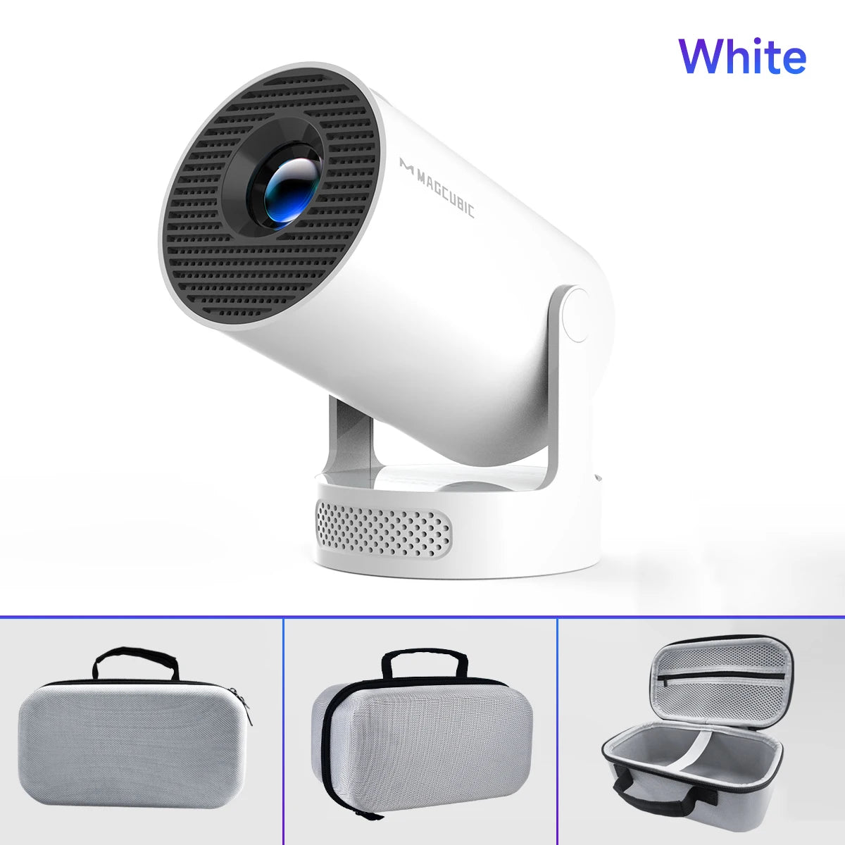 Magcubic HY300 Pro+ Android14 Projector 8000 Lumens 720P Outdoor Portable Movie Home with 5W Speaker WiFi6 BT5.4 Upgrated HY300